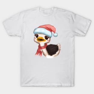 Cute Ostrich Drawing T-Shirt